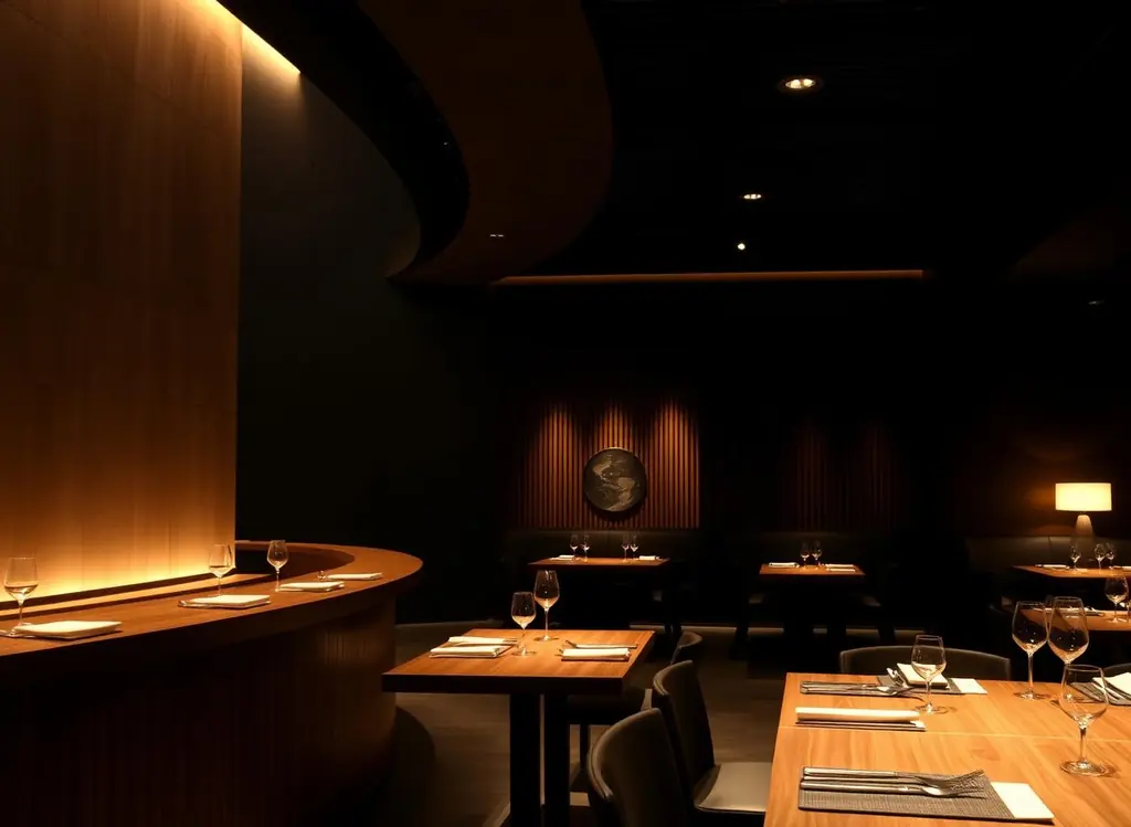 Interior do restaurante Kohaku